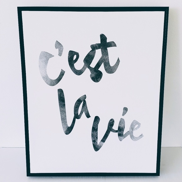 "C'est la vie" Wall Art - Picture 5 of 9